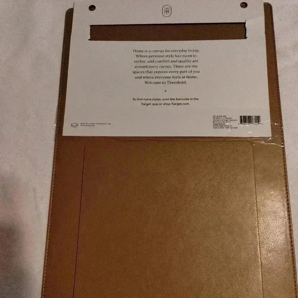 Faux Leather laptop sleeve with built in mouse